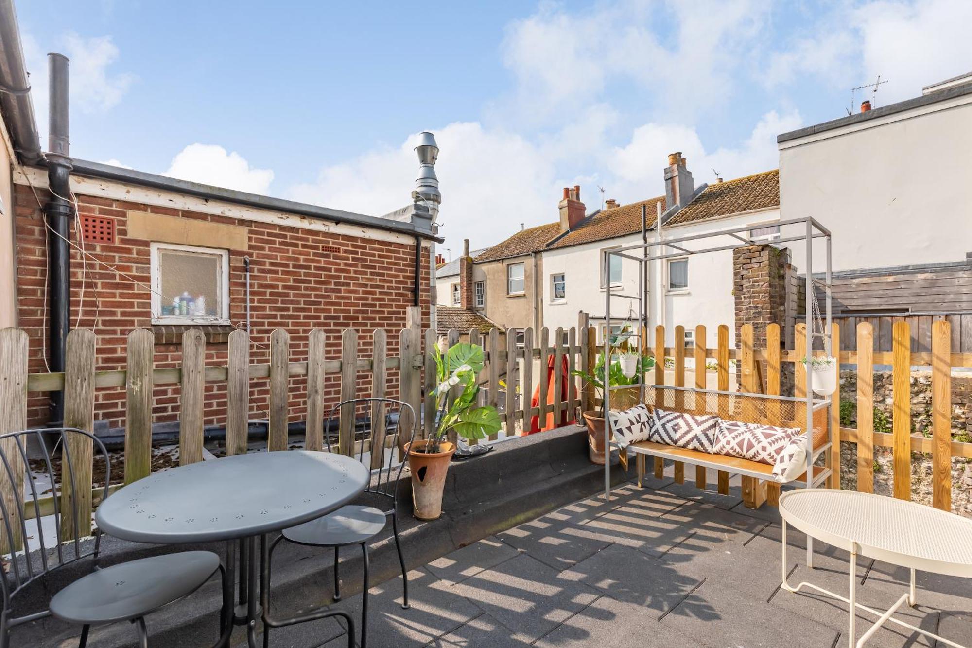 Trendy Central 1 Bed Flat With Roof Terrace Brighton Екстериор снимка
